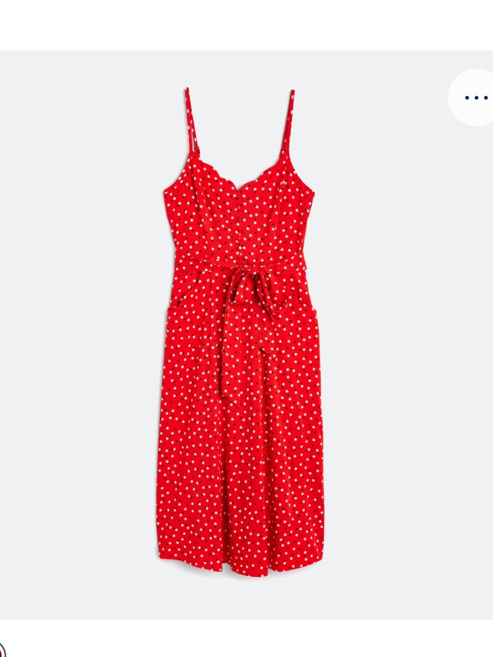 41 Hawthorn Red Polka Dot Dress